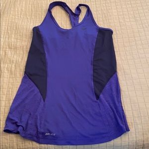 Nike dry fit exercise top